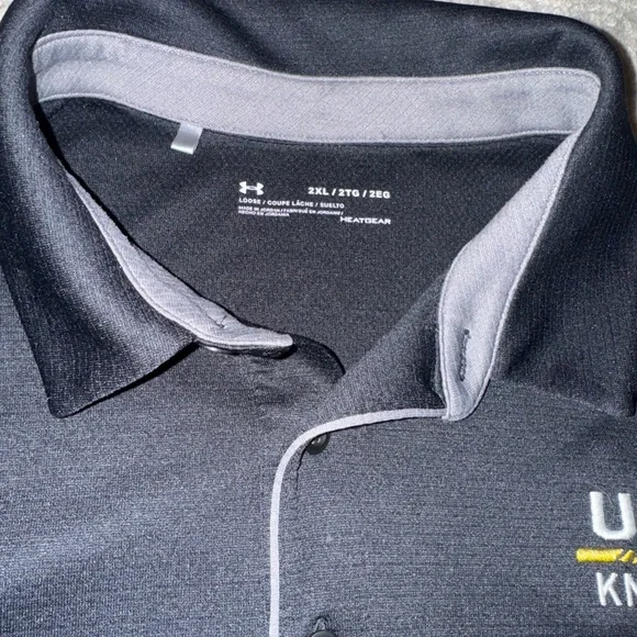 University Central Florida UCF Knights Under Armour MENS XXL 2XL Golf Polo Shirt - Picture 6 of 7